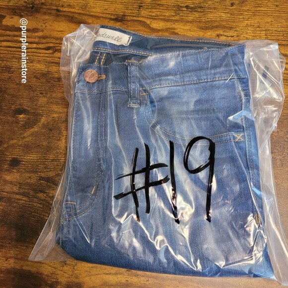 Madewell Jeans 27 Roadtripper Skinny Mid Rise Orson Wash H5804 Stretch Denim - Picture 13 of 13